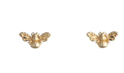 Bronwen Tiny Charm Post Humble Bee Earrings Bronwen Tiny Charm Post Humble Bee Earrings