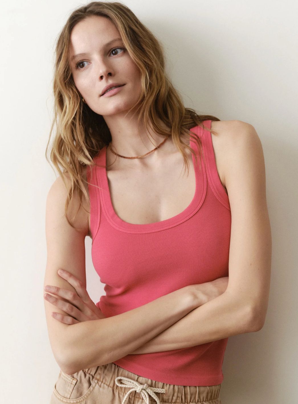 Marine Layer W's Lexi Rib Scoop Tank
