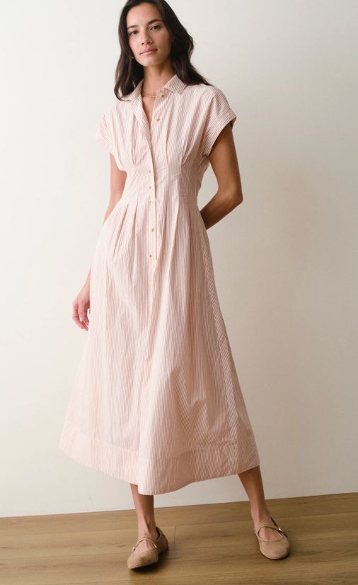 Marine Layer W's Nova Midi Shirt Dress