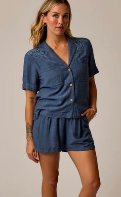 Carve Rhett Linen Short Carve Rhett Linen Short