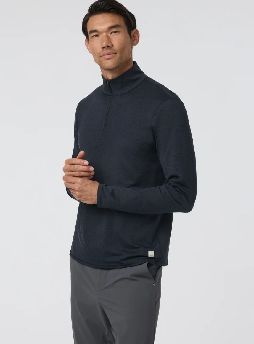 Vuori M's Ponto 1/2 Zip Mock Neck