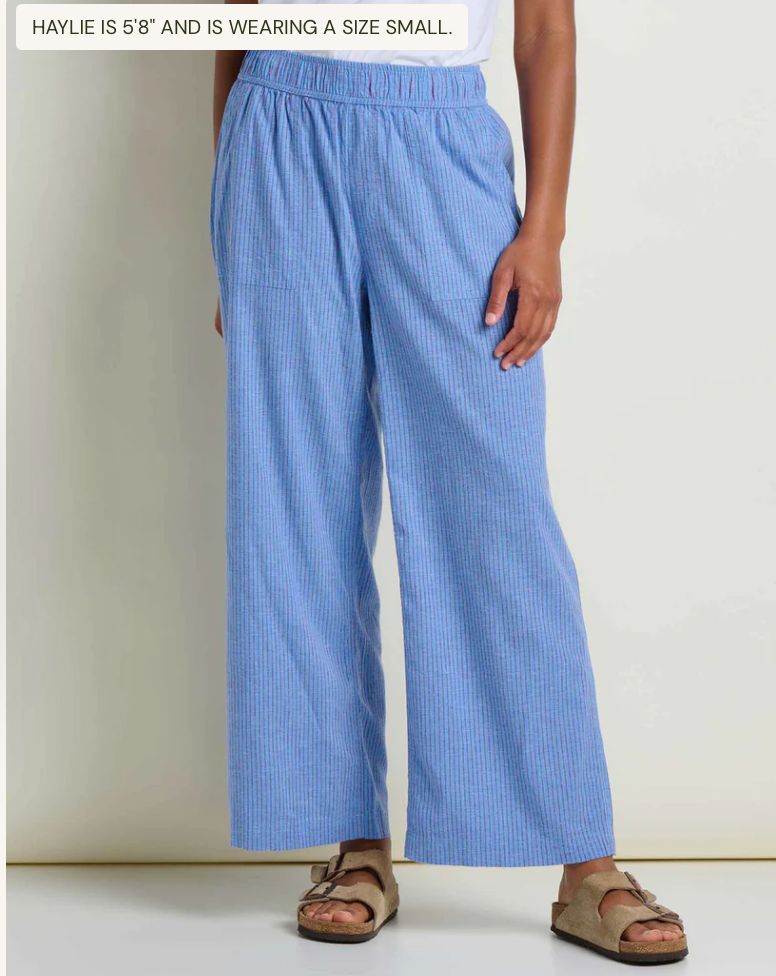 Toad &amp; Co. W's Taj Hemp Wide Leg Pant