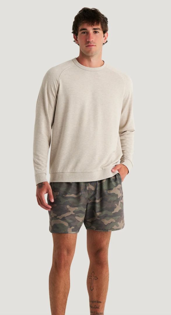 Free Fly M's Bamboo Lightweight Fleece Crew