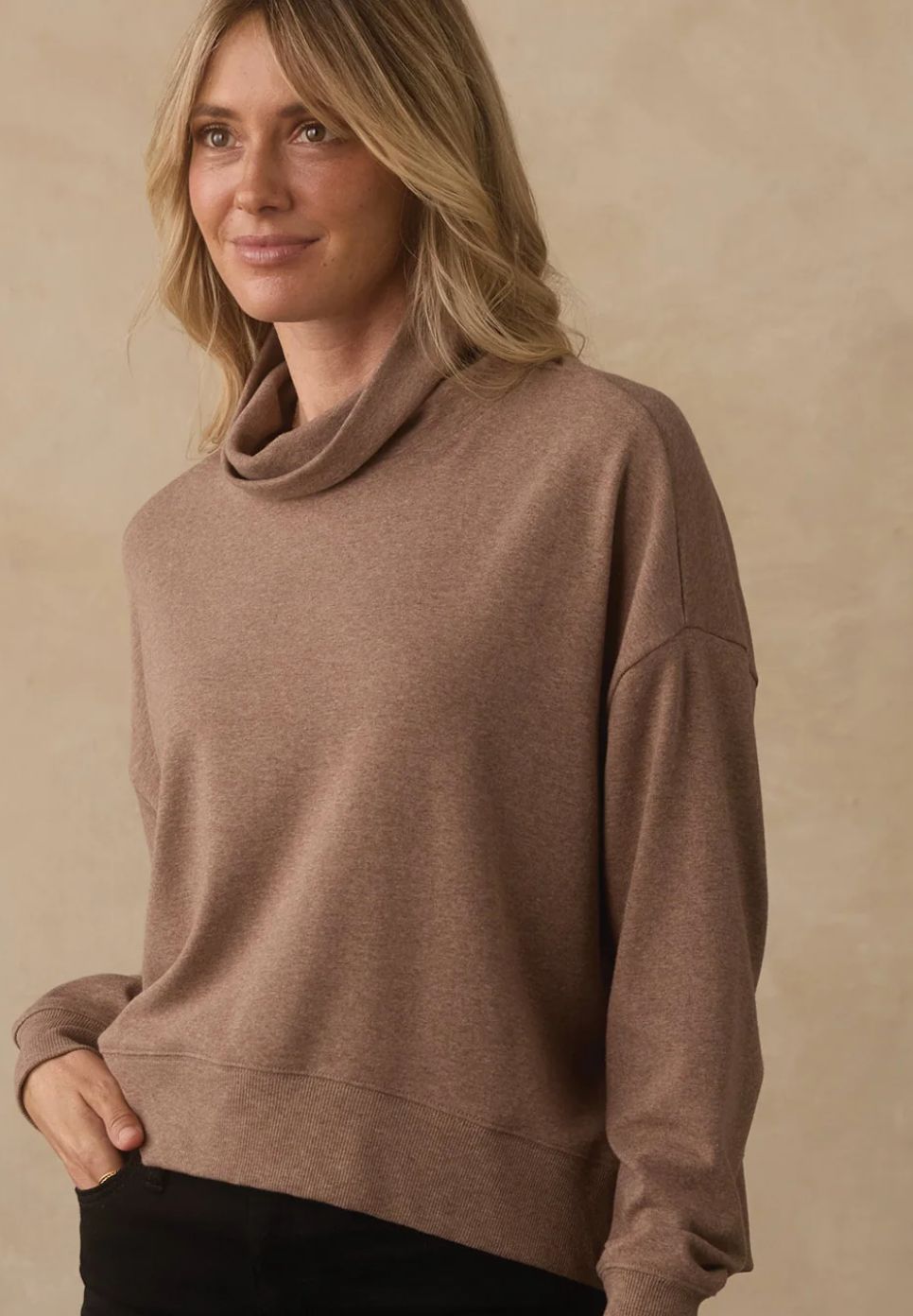 The Normal Brand W's Puremeso Funnel Neck Pullover