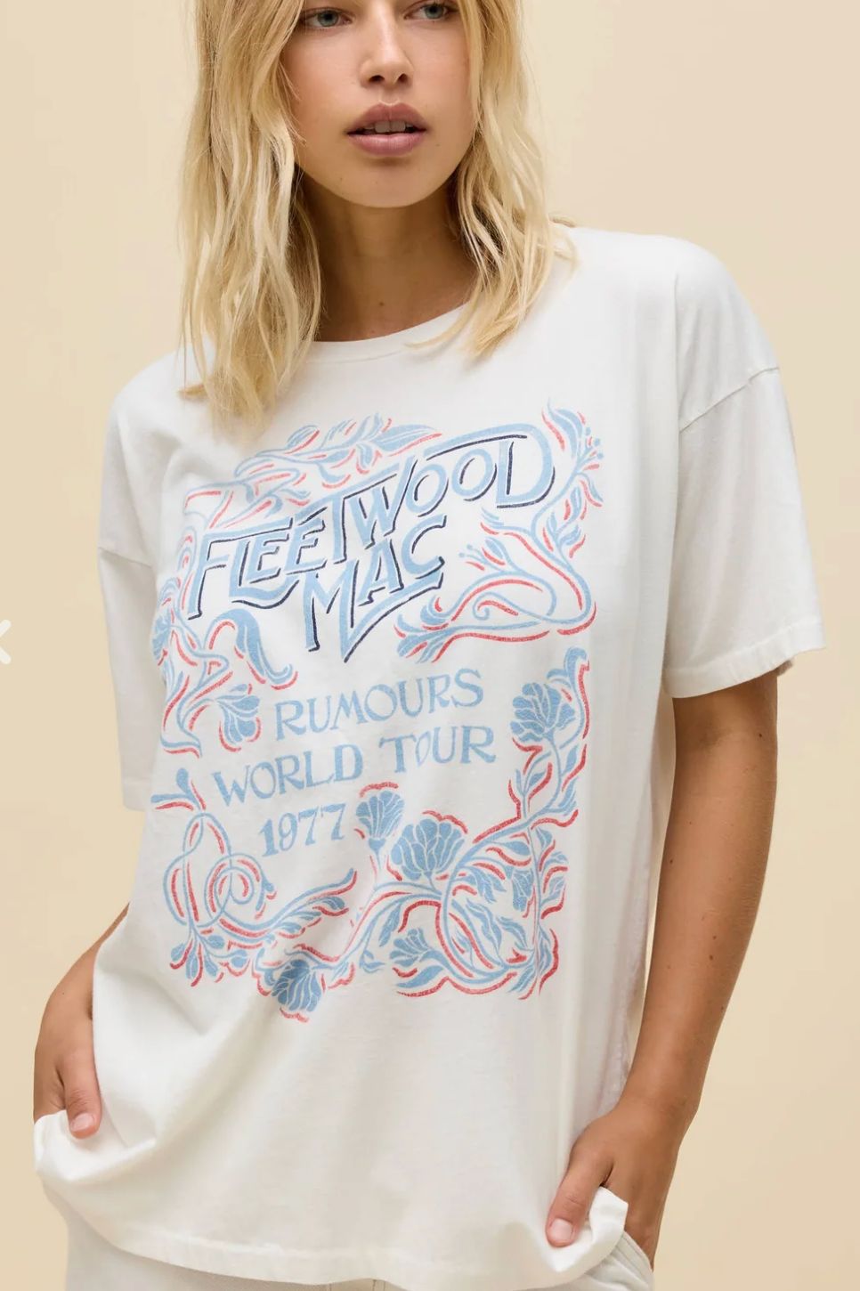 Daydreamer Fleetwood Mac World Tour '77 Tee