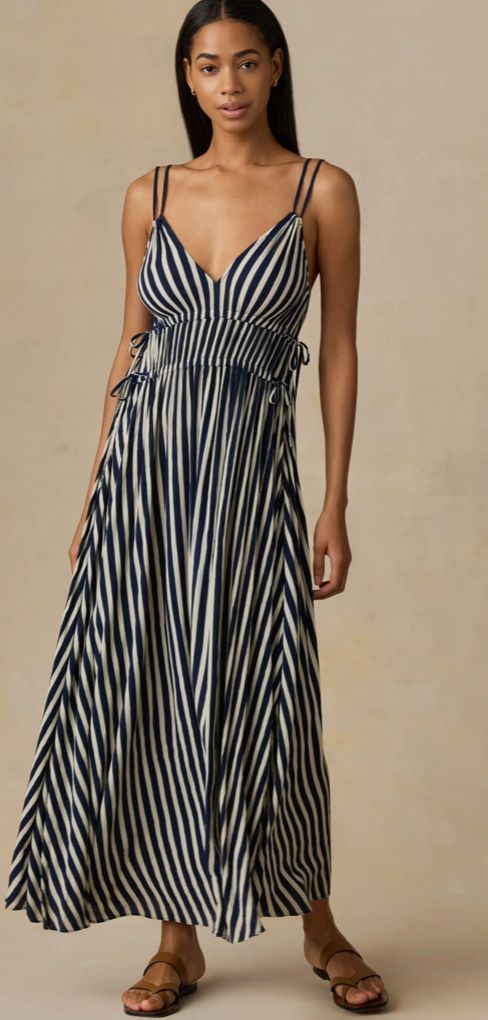 Marine Layer W's Demi Poplin Midi Dress
