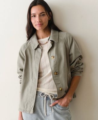Marine Layer W's Olivia Cropped Trench Marine Layer W's Olivia Cropped Trench