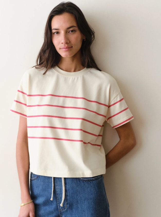 Marine Layer W's Luxe Sueded Crew Tee