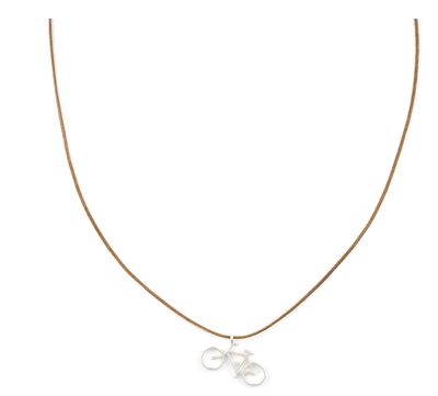 Bronwen Tiny Charm Bicycle Necklace