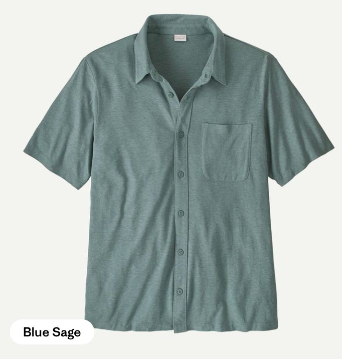 Patagonia M's Trail Harbor Button Down Knit Shirt