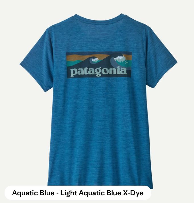 Patagonia W's Cap Cool Daily Shirt: Boardshort Log