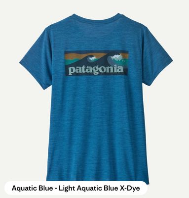 Patagonia W's Cap Cool Daily Shirt: Boardshort Log