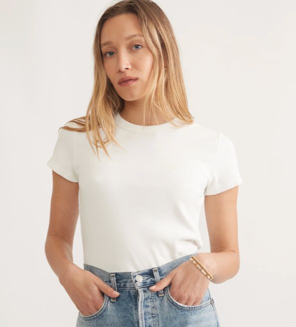 Marine Layer W's Lexi Rib Sun-In Crew Tee