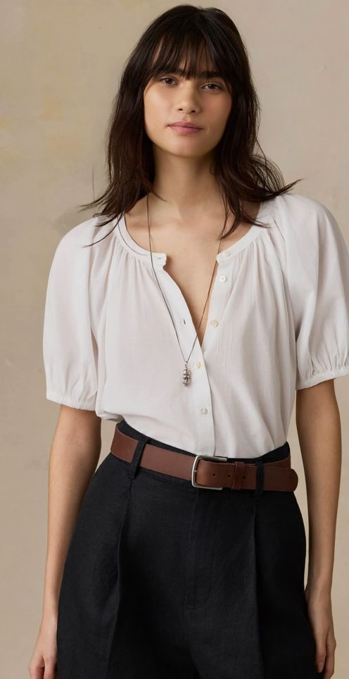 Faherty W's Voile Lettie Top