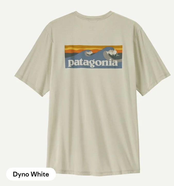 Patagonia M's Cap Cool Daily Shirt; Boardshort Log