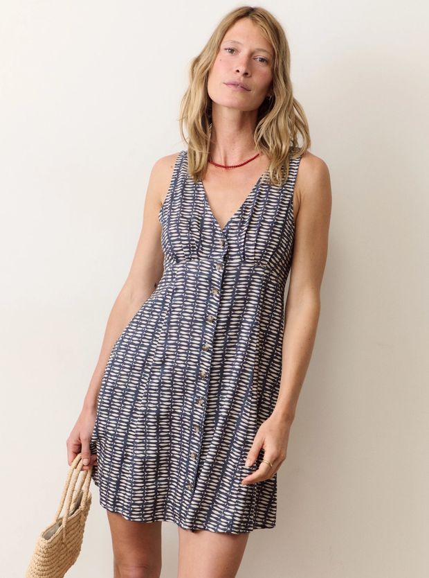 Marine Layer W's Camila Sleeveless Mini Dress Marine Layer W's Camila Sleeveless Mini Dress