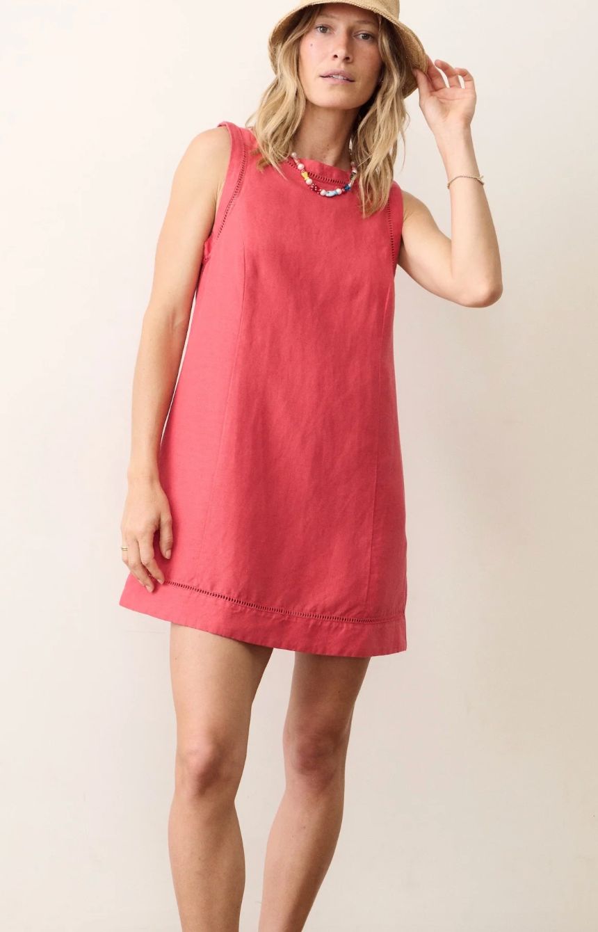 Marine Layer W's Cora Linen Mini Dress Marine Layer W's Cora Linen Mini Dress