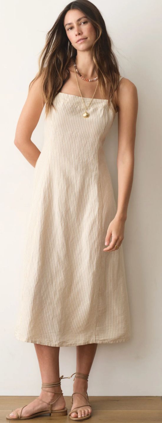 Marine Layer W's Lucia Linen Dress