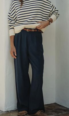 The Normal Brand Leukos Linen Blend Trouser