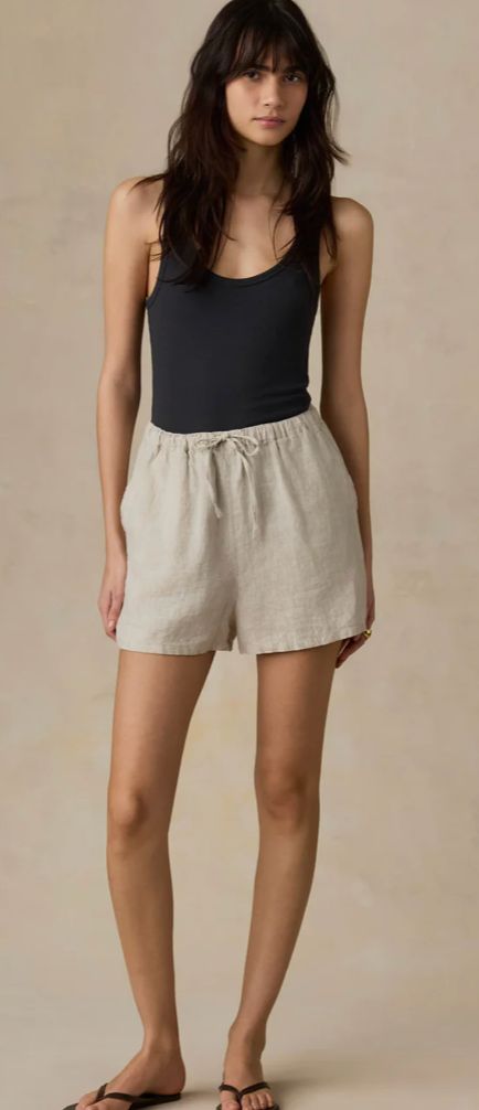 Faherty Laguna Linen Montecito Short Faherty Laguna Linen Montecito Short