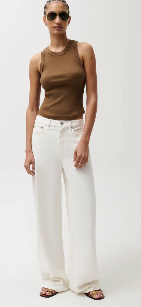 Pistola Sydney High Rise Linen Bowed Wide Leg