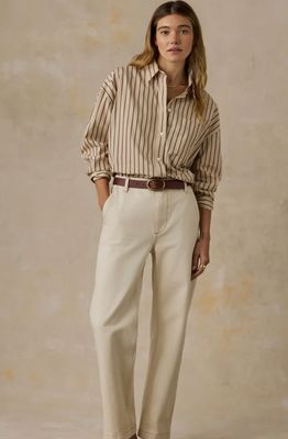 Faherty Coastal Poplin Relaxed Shirt