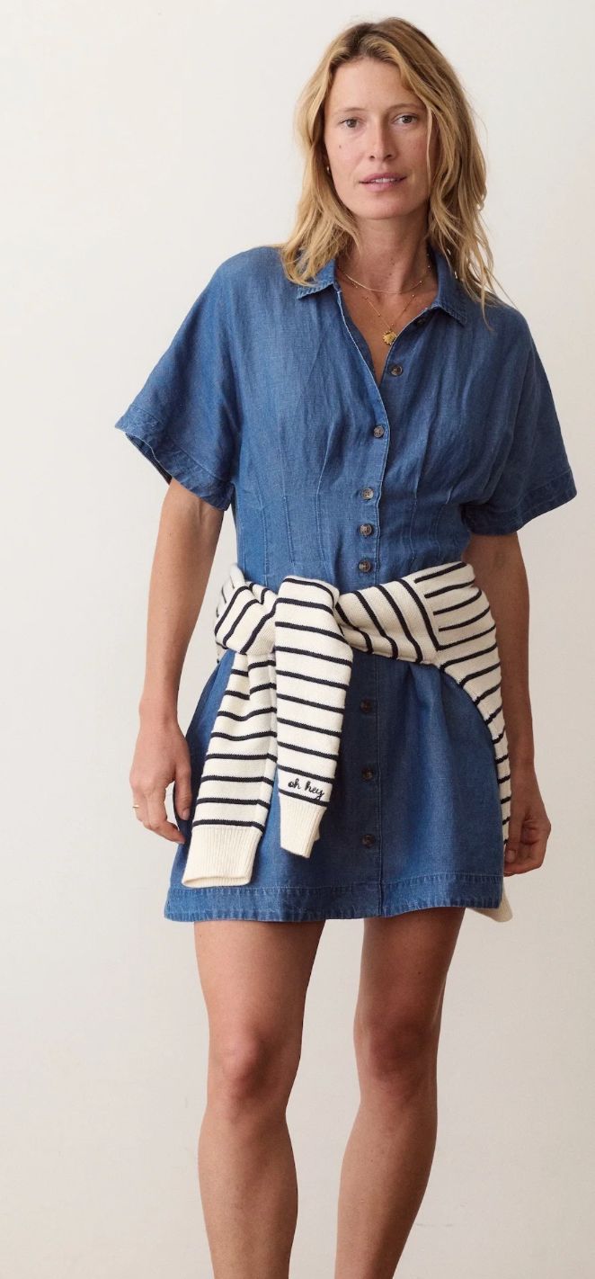 Marine Layer W's Arden Mini Shirt Dress
