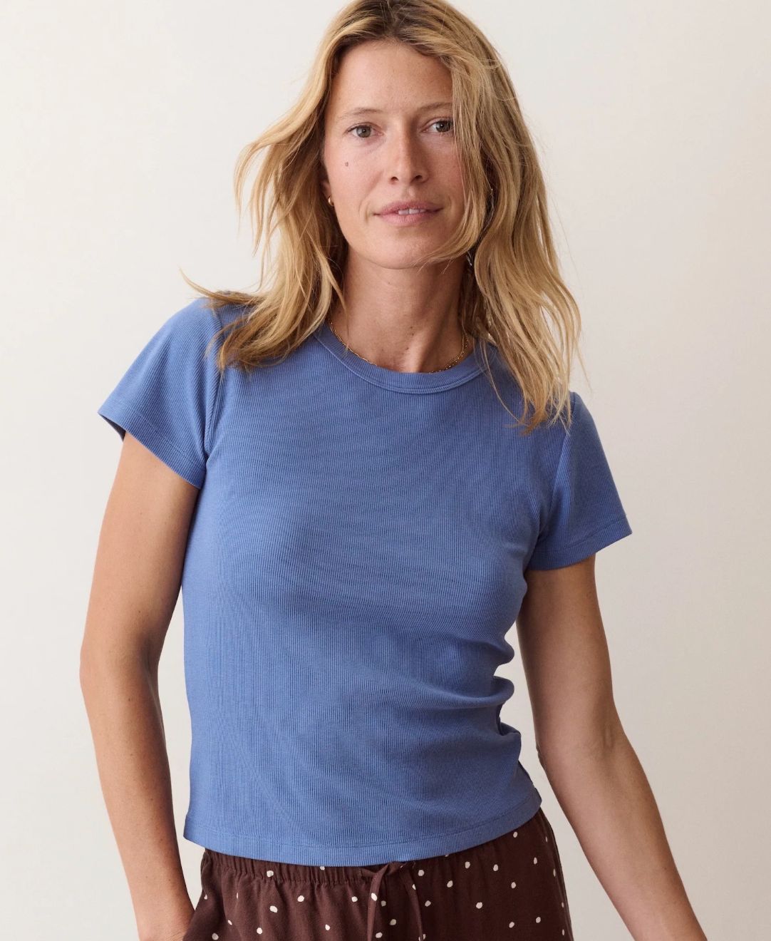 Marine Layer W's Lexi Rib Crew Tee