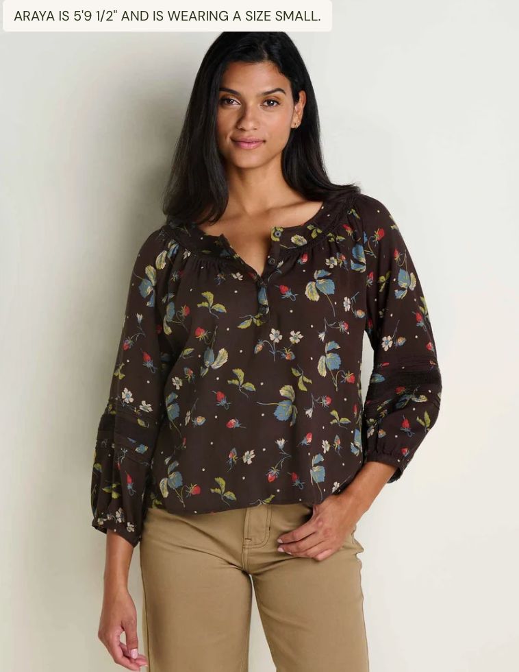 Toad &amp; Co. W's Manzana Peasant LS Shirt