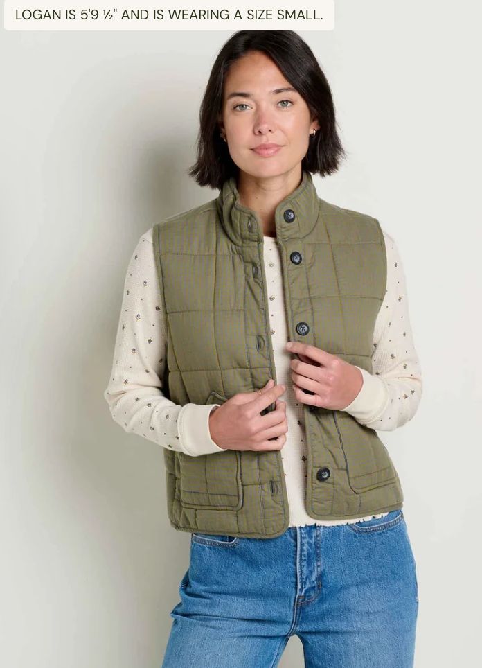 Toad &amp; Co. W's Manzana Quilted Vest