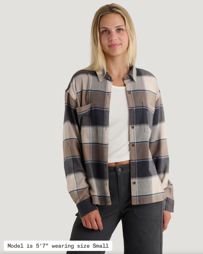 Free Fly W's Seawool Oversized Flannel Free Fly W's Seawool Oversized Flannel