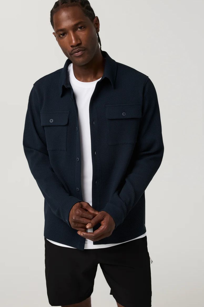 Vuori M's Tech Waffle Shirt Jacket Vuori M's Tech Waffle Shirt Jacket