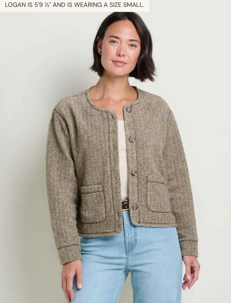Toad & Co W's Cabinside Fleece Cardigan Toad & Co W's Cabinside Fleece Cardigan