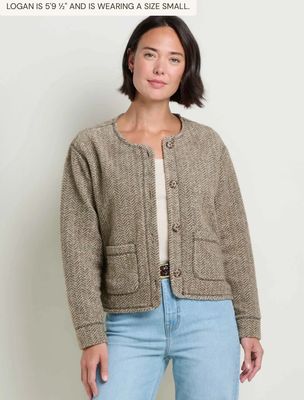 Toad & Co W's Cabinside Fleece Cardigan Toad & Co W's Cabinside Fleece Cardigan