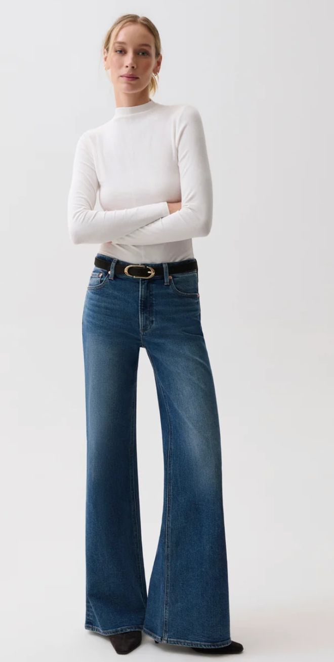 Pistola Vivian Mid Rise Wide Leg