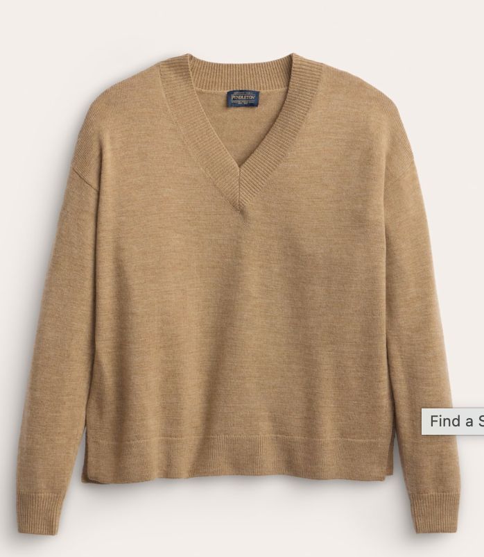 Pendleton W's Merino V-Neck Sweater