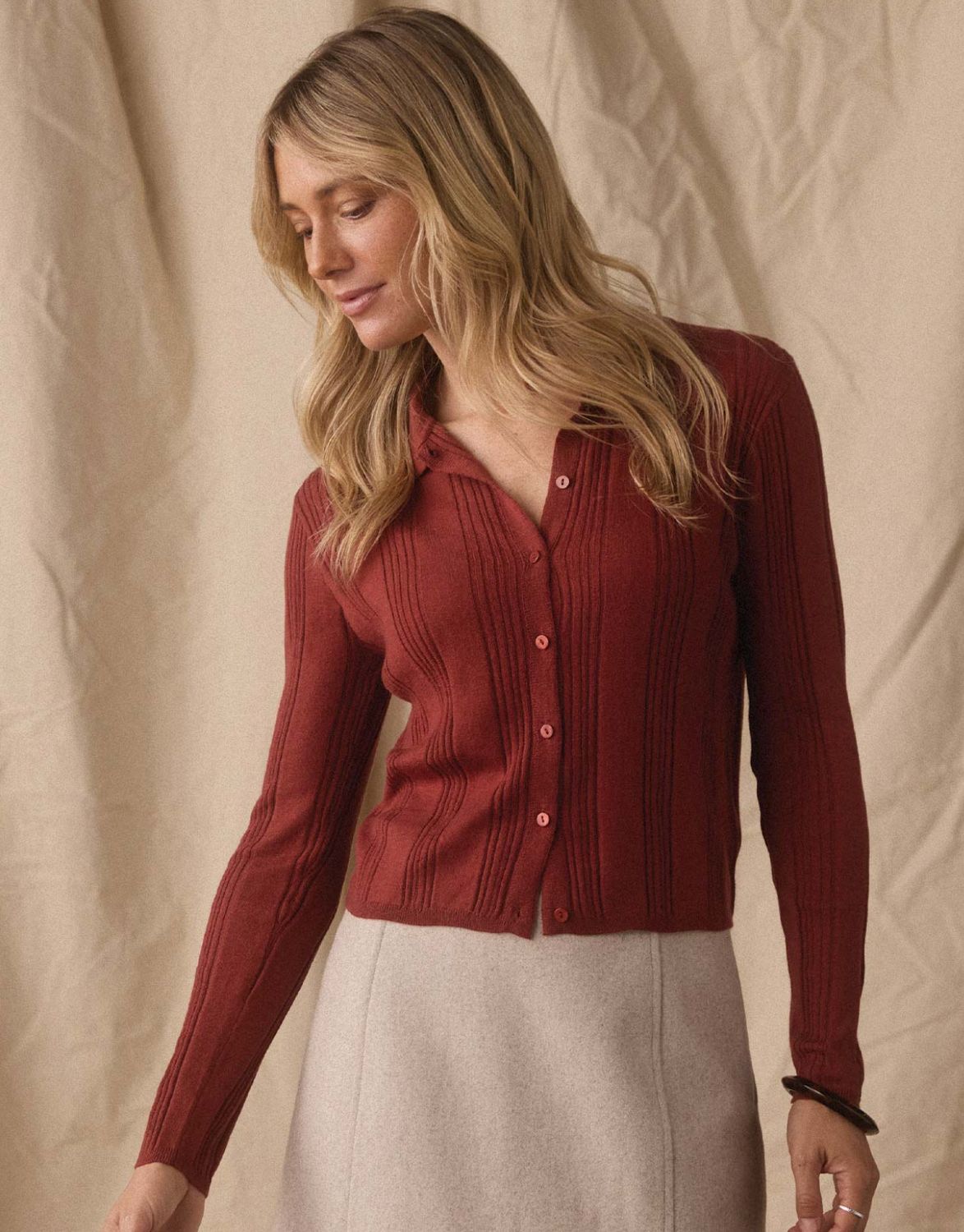 The Normal Brand Ravello Knit Button Up