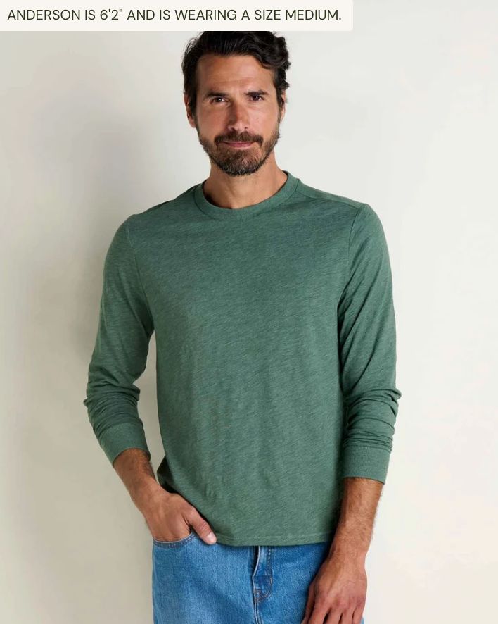 Toad &amp; Co. M's Boundless Jersey LS Crew