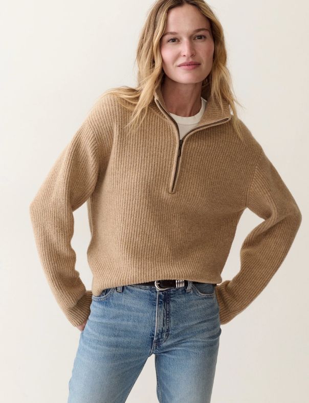 Marine Layer W's Chalet Quarter Zip Sweater