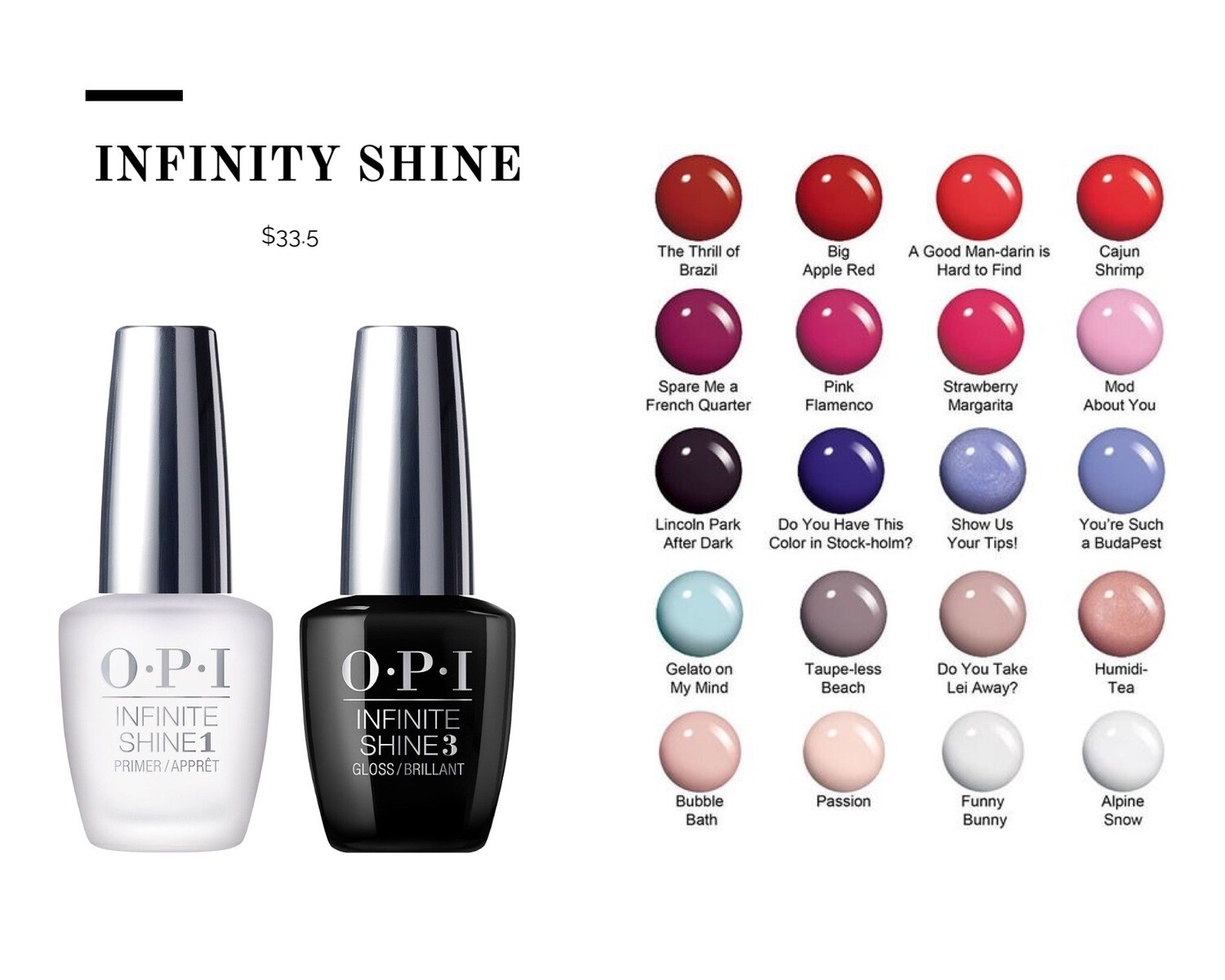 OPI INFINITY SHINE POLISH SET