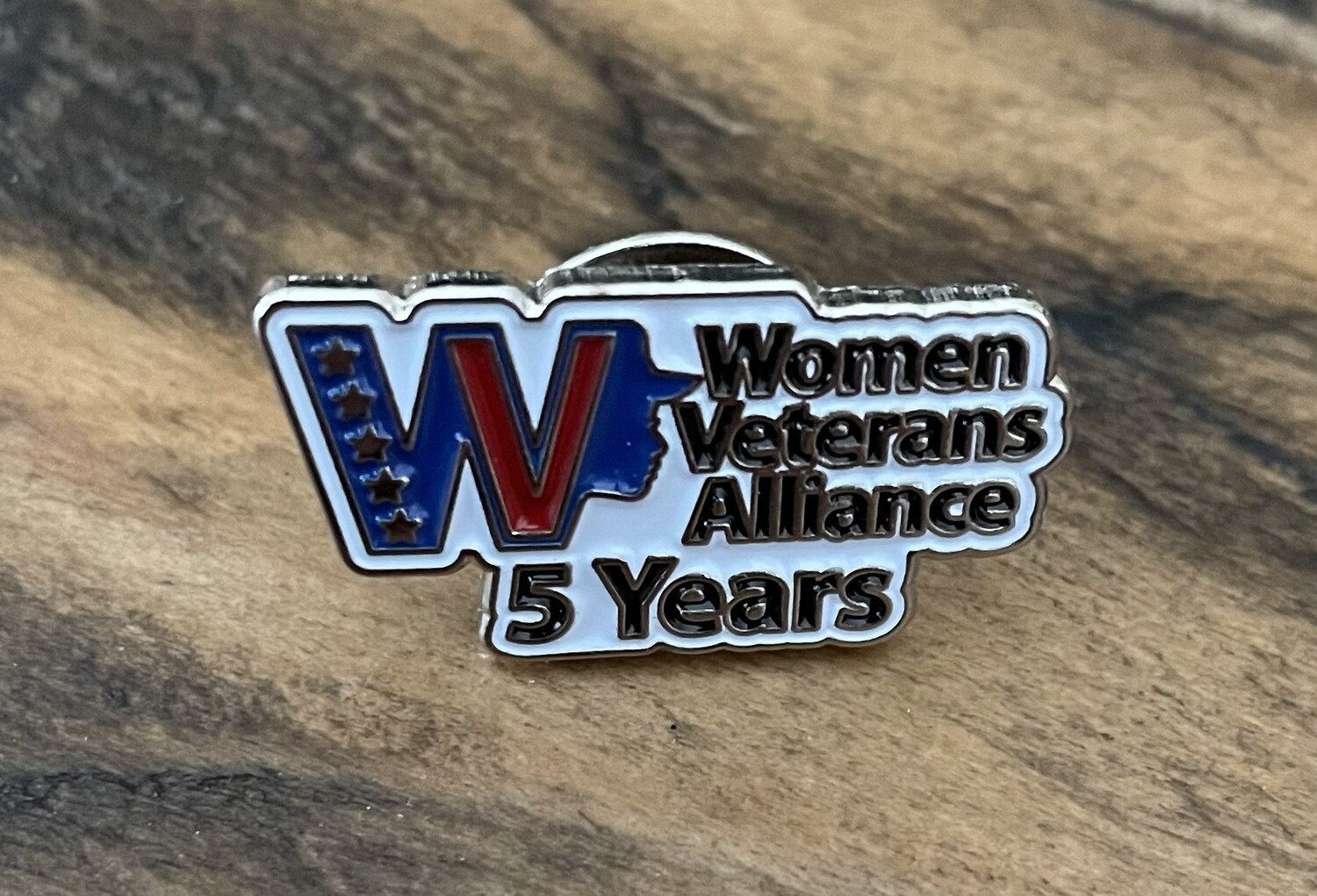 Pin: Women Veterans Alliance 5 Years Commemorative