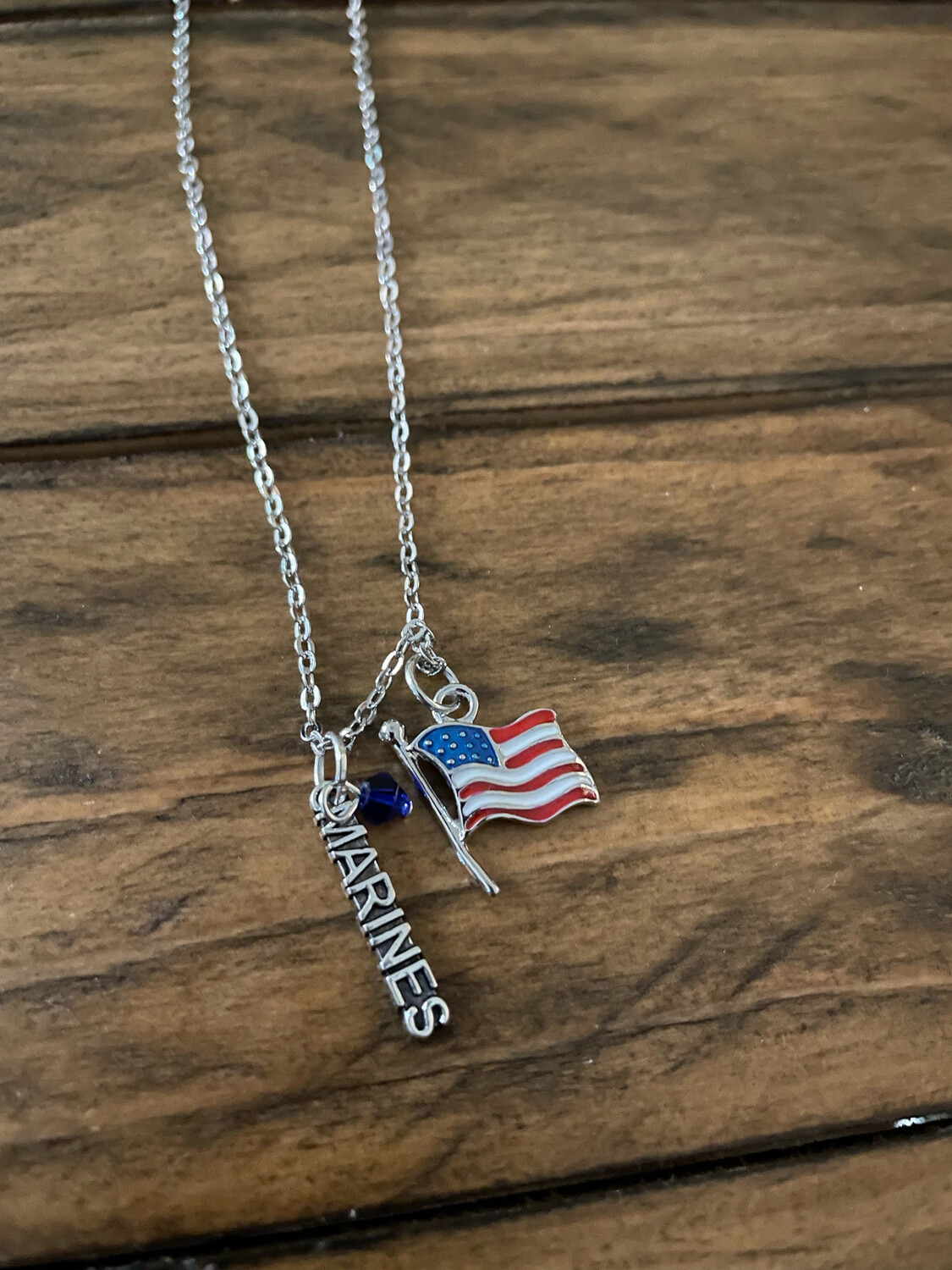 Necklace Marines American Flag Store Women Veterans Alliance