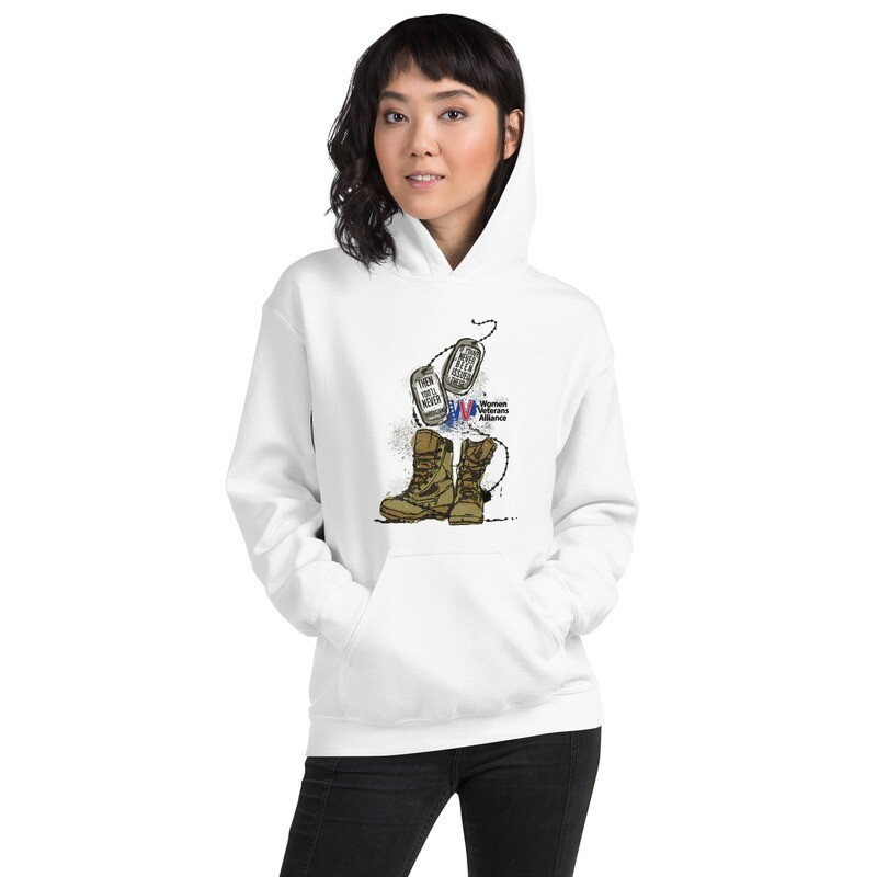 White Boots & Tags Unisex Hoodie
