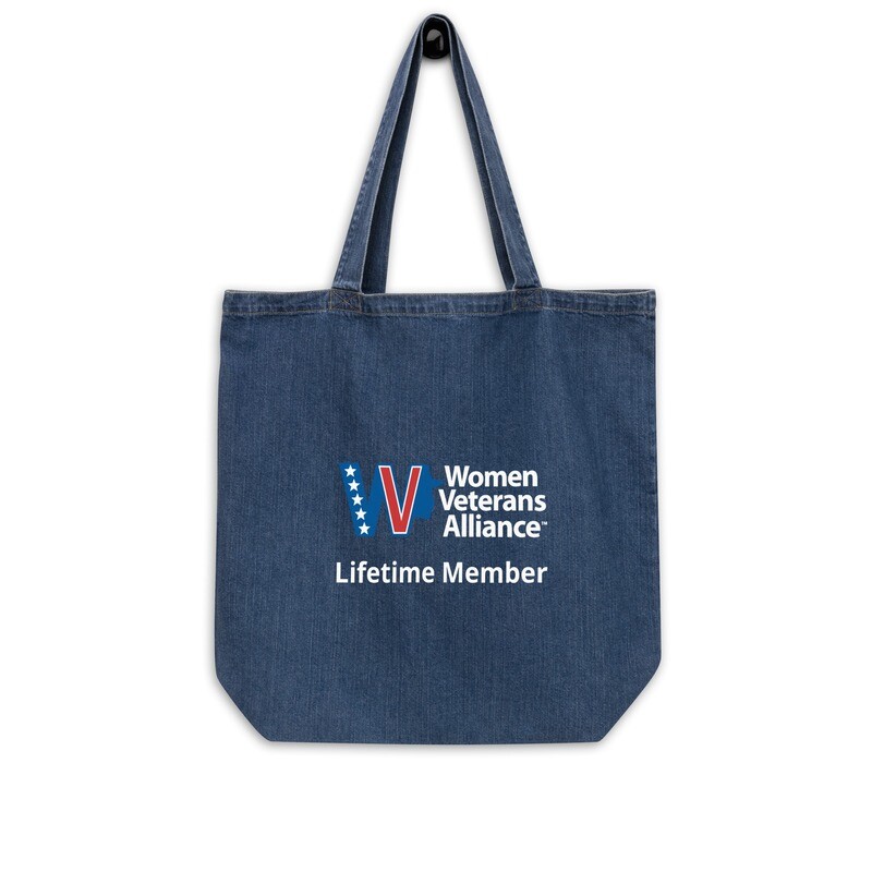 WVA Lifetime Member Organic Denim Tote Bag