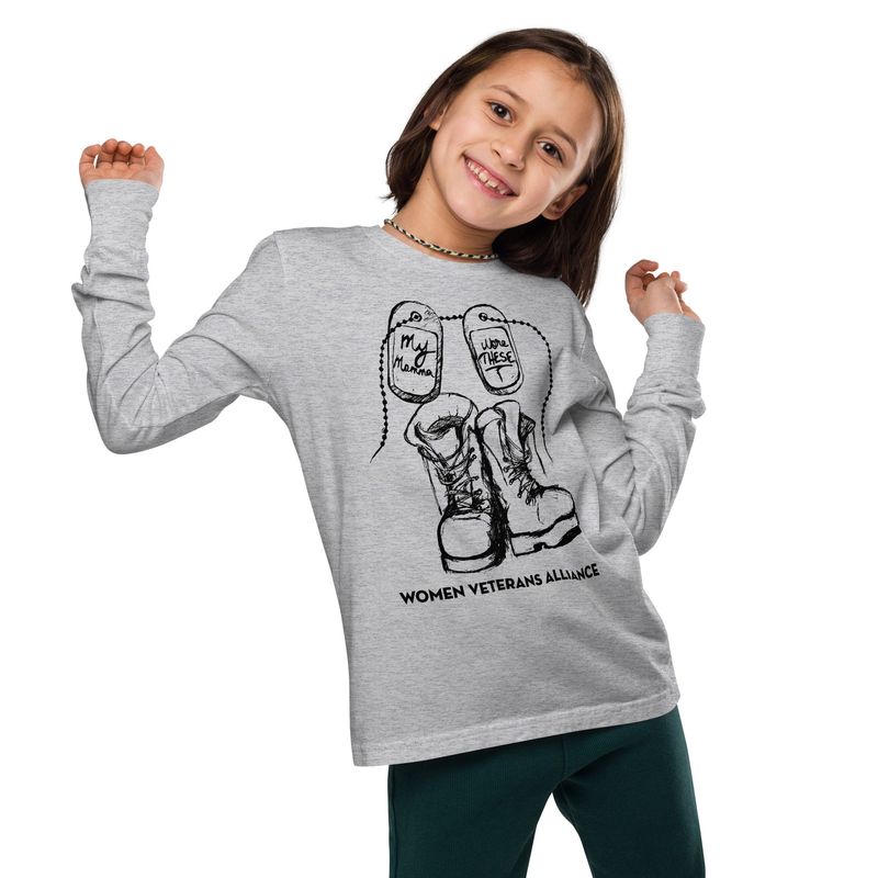 My Momma Wore These Youth Long Sleeve Tee