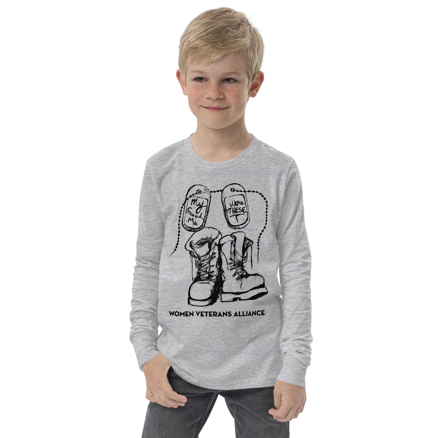 My Grandma Wore These - Youth Long Sleeve Tee My Grandma Wore These - Youth Long Sleeve Tee