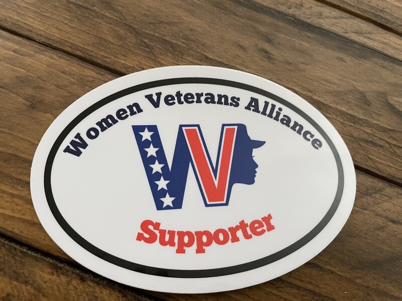 Decal: Women Veterans Alliance Supporter