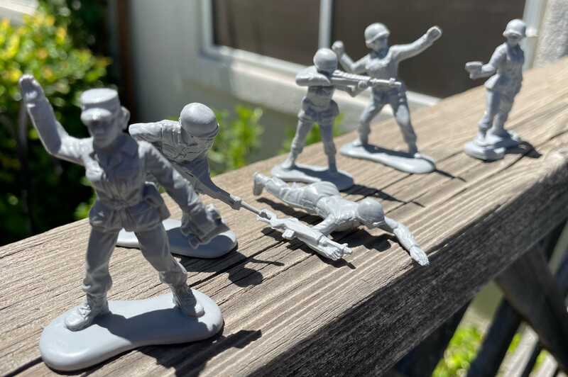 Women Toy Soldiers (6pc) Grey | Women Veterans Alliance
