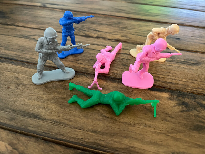 Women Toy Soldiers (6pc) Multi Color | Women Veterans Alliance