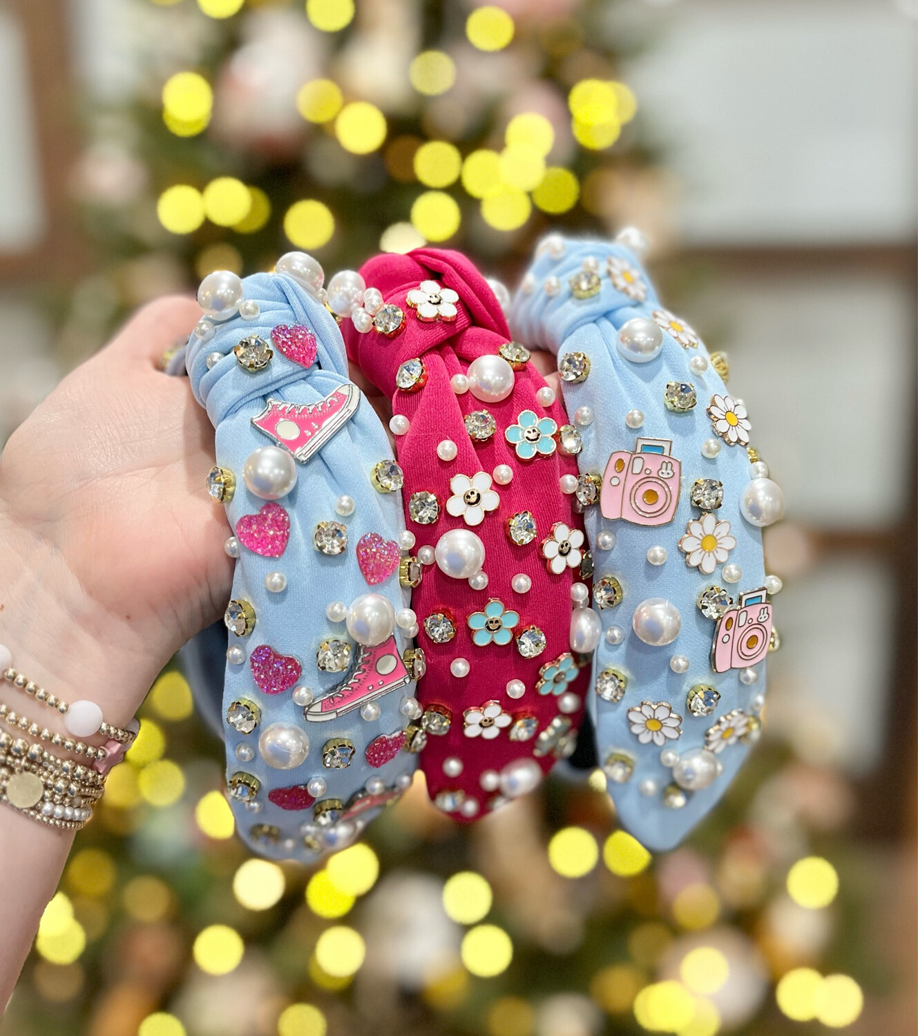 Vintage Jewel Knotted Headband Collection